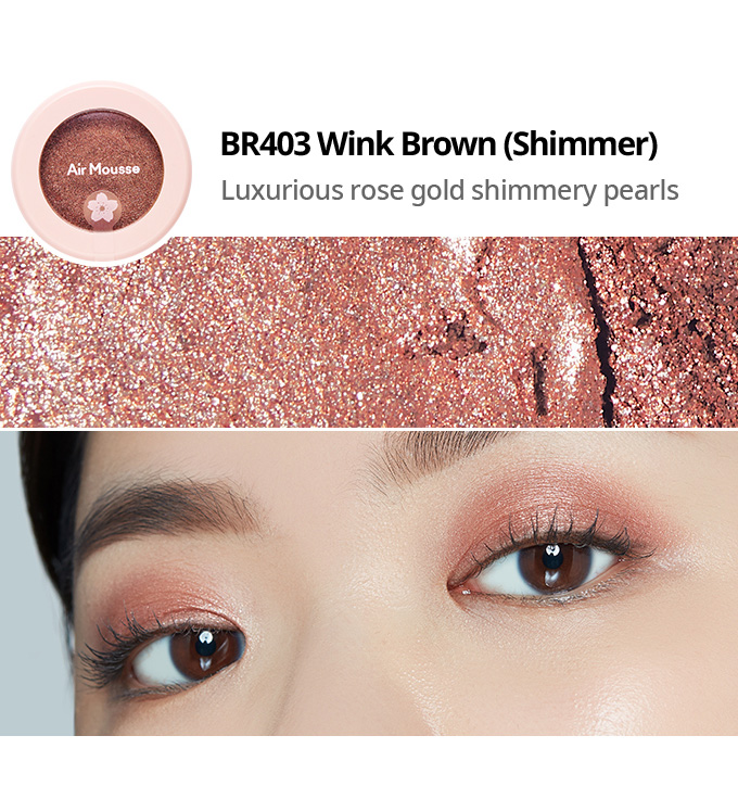 Etude House 2019 Cherry Blossom Blossom Picnic collection air mousse eyes eyeshadow BR403