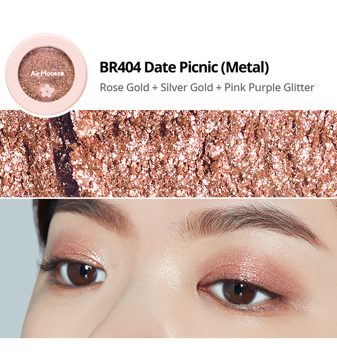 Etude House 2019 Cherry Blossom Blossom Picnic collection air mousse eyes eyeshadow BR404