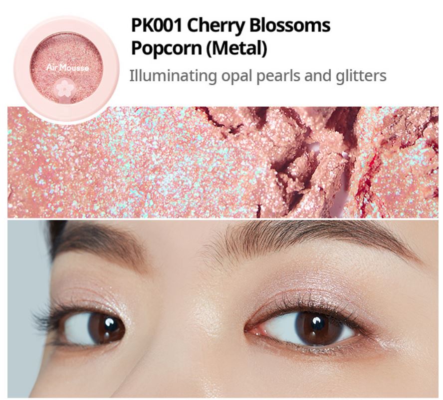 Etude House 2019 Cherry Blossom Blossom Picnic collection air mousse eyes eyeshadow PK001